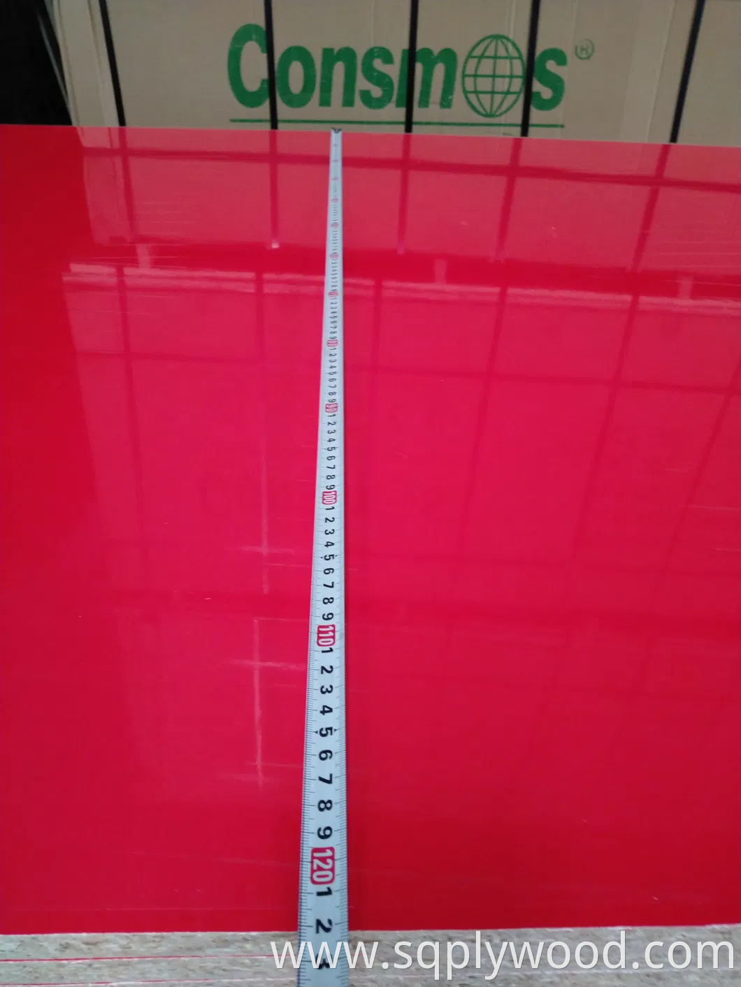 High Quality 15mm/18mm Waterproof UV High Gloss Melamine Veneer Laminated Raw Plain MDF Fiber Board for Furniture and Decoration